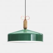 minimalista szines zold design fuggesztek lampa vilagitas ebedlo nappali konyha fa fem fekete modern minimal formavivendi lampak asztal fole fenyes il fanale bohem.jpg